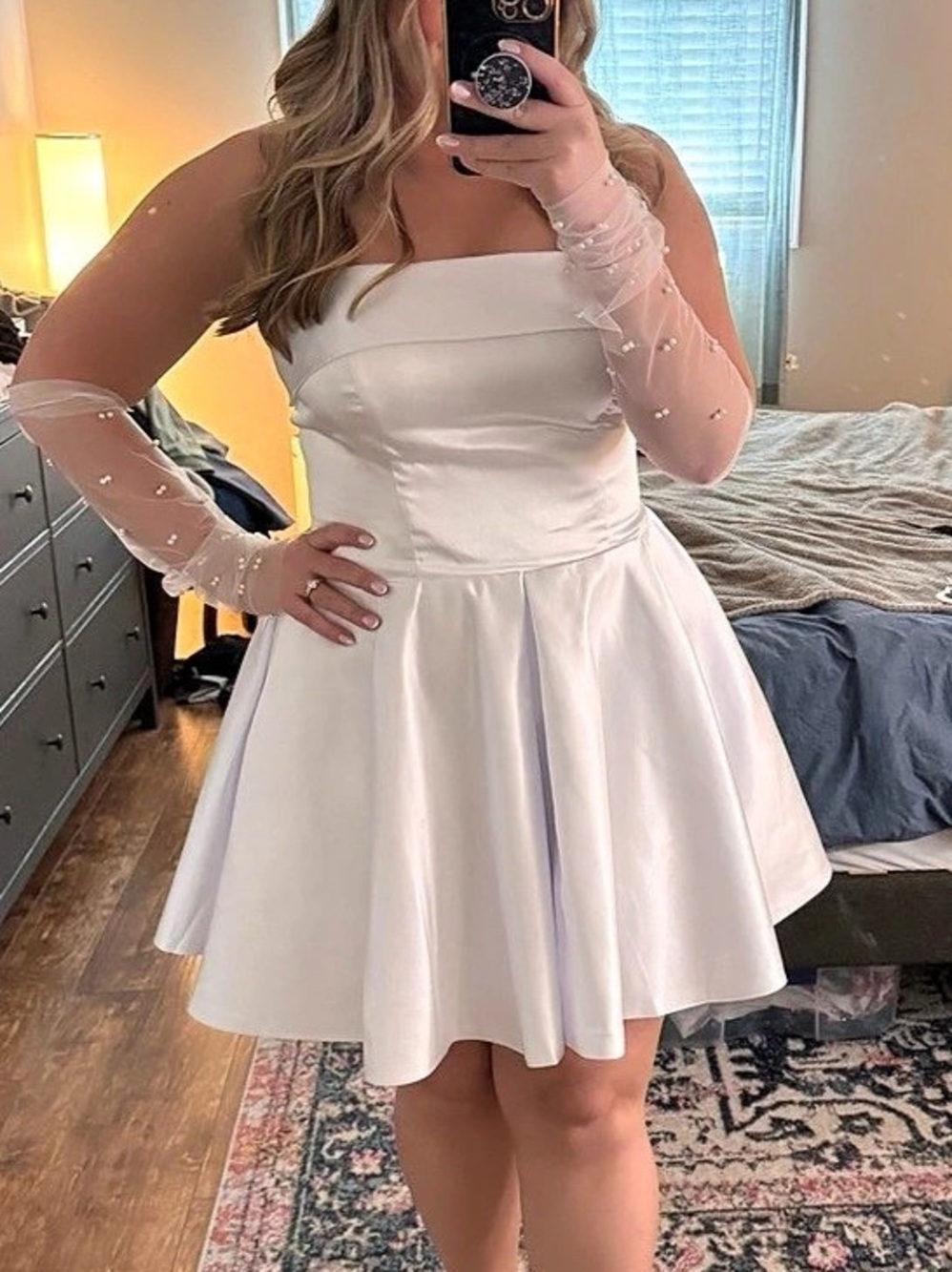White Mini Dress Like New